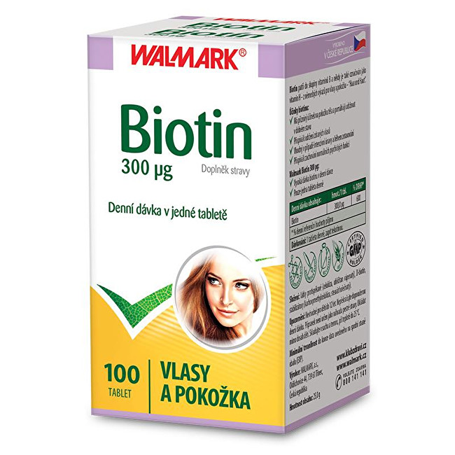 Walmark Biotin 300 µg 100 tbl.