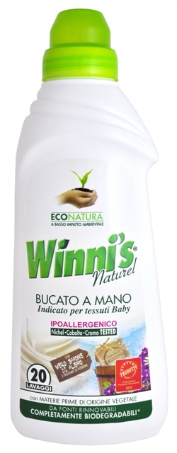 Winni´s Bucato a Mano tekutý prací prostředek na ruční praní pro všechny druhy prádla 750 ml - SLEVA - poškozená etiketa