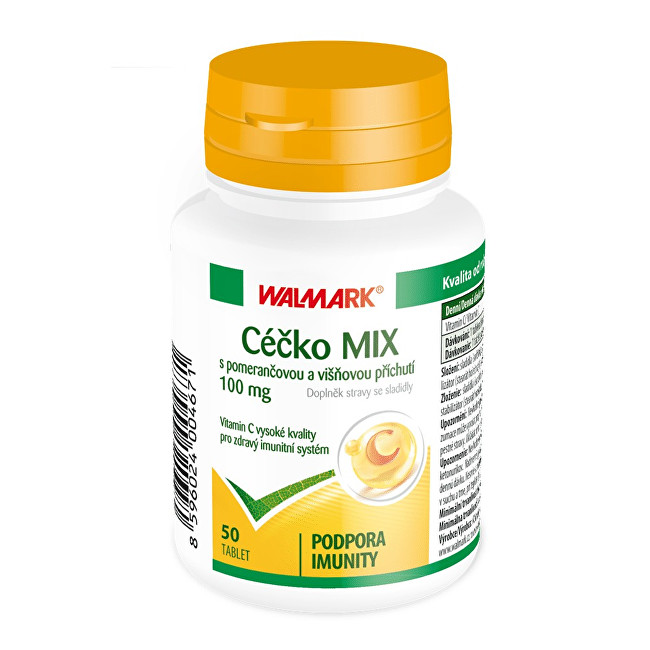 Zobrazit detail výrobku Walmark Céčko MIX 100 mg 50 tbl. Zobrazit detail výrobku Walmark Céčko MIX 100 mg 50 tbl.
