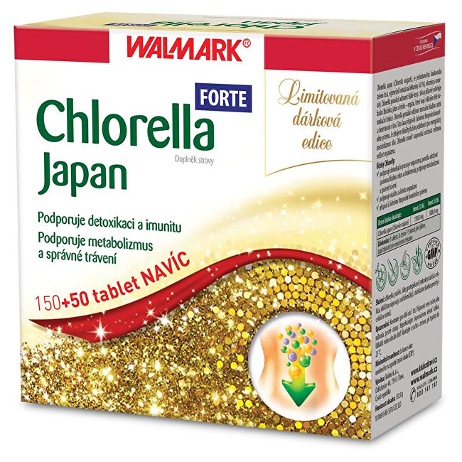 Zobrazit detail výrobku Walmark Chlorella Japan Forte 150 tbl. + 50 tbl. ZDARMA Zobrazit detail výrobku Walmark Chlorella Japan Forte 150 tbl. + 50 tbl. ZDARMA