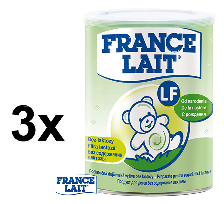 France Lait Dietní potravina bez laktózy 3 x 400 g