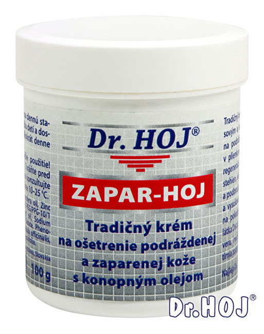 Dr. Hoj ZAPAR-HOJ Tradiční krém na ošetření podrážděné a zapařené kůže s konopným olejem 100 g