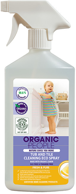 Organic People Eko sprej čistič na vanu a dlaždice 500 ml