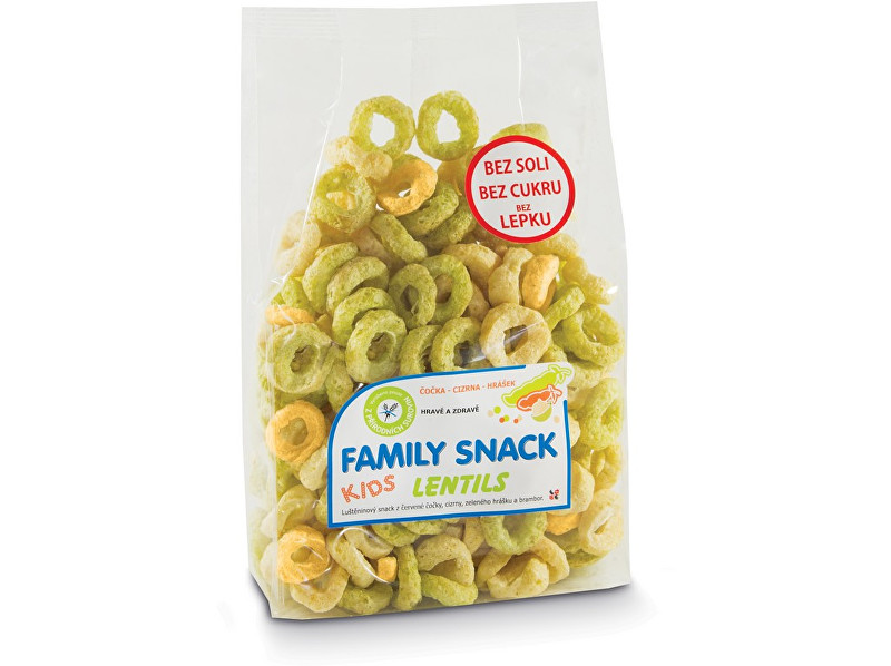 Zobrazit detail výrobku Family snack Family snack Lentils 120g Zobrazit detail výrobku Family snack Family snack Lentils 120g