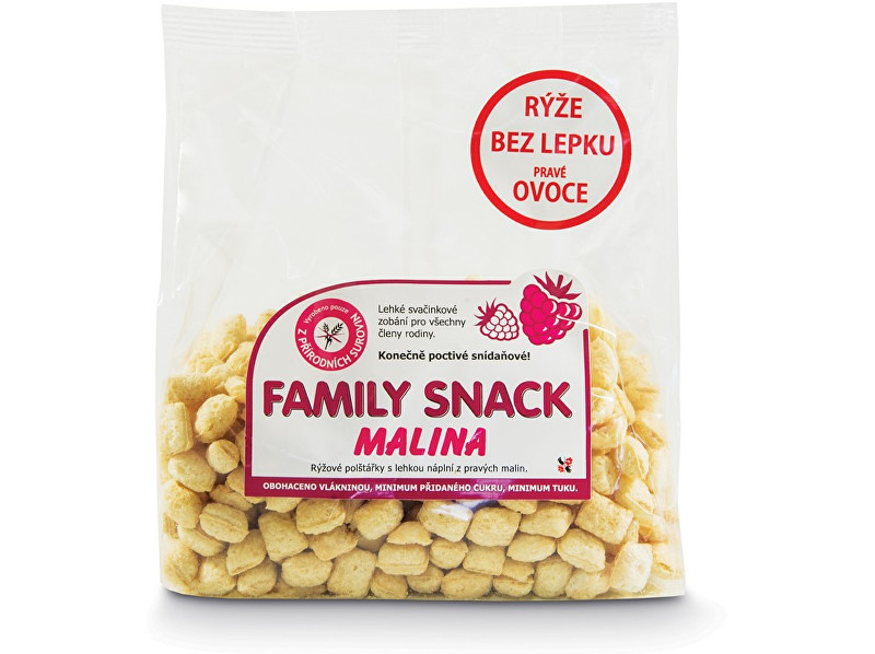 Zobrazit detail výrobku Family snack Family snack Malina 200g Zobrazit detail výrobku Family snack Family snack Malina 200g