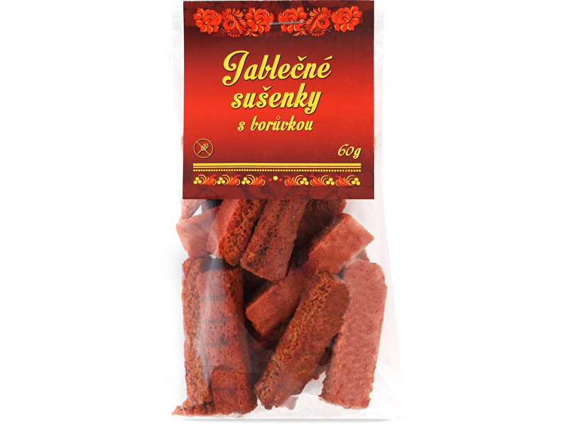 Zobrazit detail výrobku Vologodské sušenky Jablečné sušenky s borůvkou 60g Zobrazit detail výrobku Vologodské sušenky Jablečné sušenky s borůvkou 60g