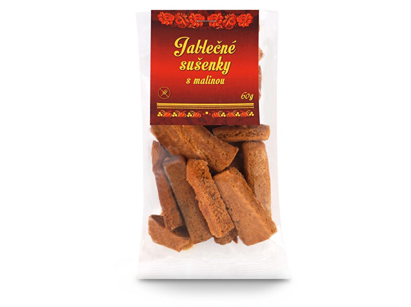 Zobrazit detail výrobku Vologodské sušenky Jablečné sušenky s malinou 60g Zobrazit detail výrobku Vologodské sušenky Jablečné sušenky s malinou 60g
