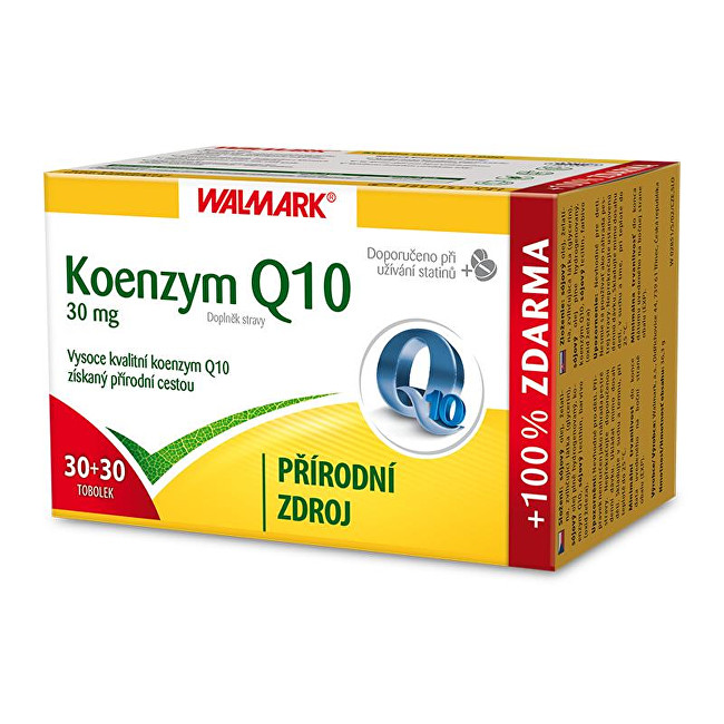 Walmark Koenzym Q10 30 mg 30 tob. + 30 tob. ZDARMA