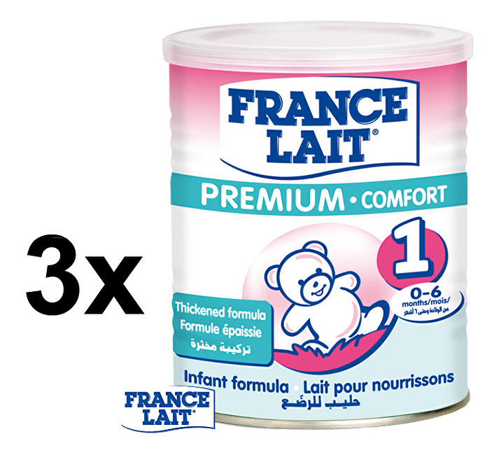 France Lait Kojenecké mléko Premium Comfort 1 3 x 400 g