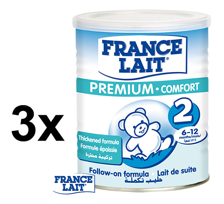 France Lait Kojenecké mléko Premium Comfort 2 3 x 400 g