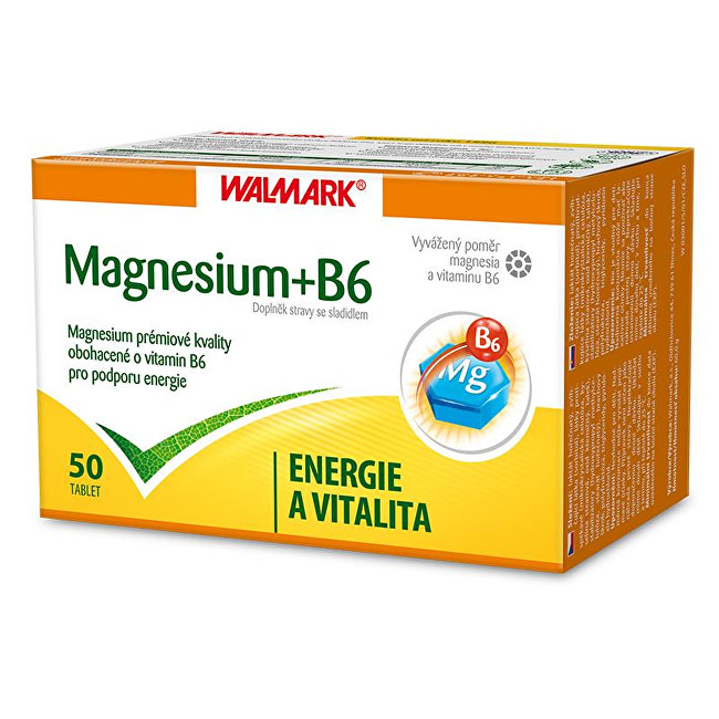 Zobrazit detail výrobku Walmark Magnesium + B6 50 tbl. Zobrazit detail výrobku Walmark Magnesium + B6 50 tbl.