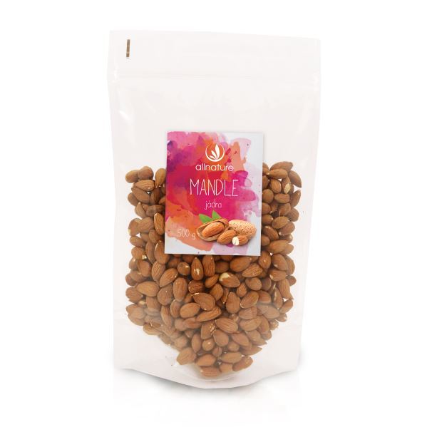 Zobrazit detail výrobku Allnature Mandle jádra 500 g Zobrazit detail výrobku Allnature Mandle jádra 500 g
