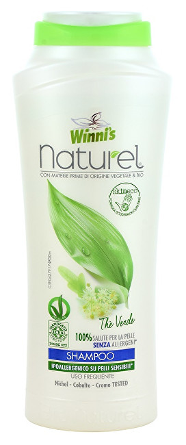 Winni´s NATUREL Shampoo The Verde šampon se zeleným čajem pro všechny druhy vlasů 250 ml