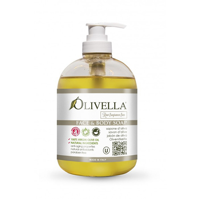Olivella Tekuté mýdlo neparfémované 500 ml