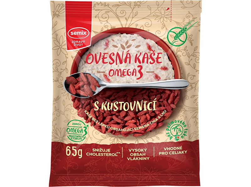 Zobrazit detail výrobku Semix Ovesná kaše omega 3 s kustovnicí 65g Zobrazit detail výrobku Semix Ovesná kaše omega 3 s kustovnicí 65g