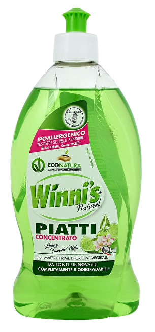 Winni´s Piatti Lime koncentrovaný mycí prostředek na nádobí s vůní limetky 500 ml