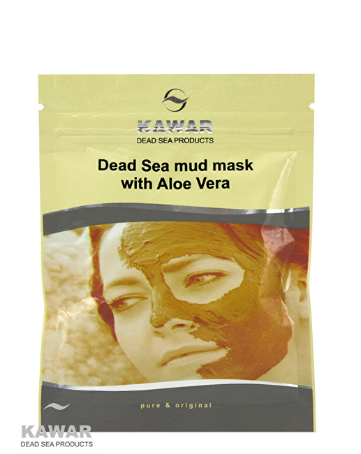 Kawar Pleťová maska s aloe vera a minerály z Mrtvého moře 75 g sáček