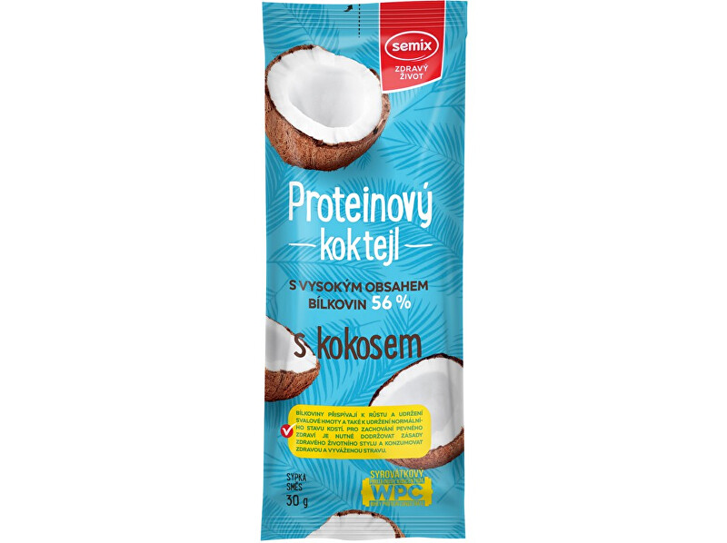 Zobrazit detail výrobku Semix Proteinový koktejl s kokosem 30g Zobrazit detail výrobku Semix Proteinový koktejl s kokosem 30g