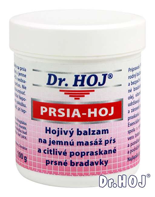 Dr. Hoj PRSA-HOJ Hojivý balzám na jemnou masáž prsou a citlivé popraskané prsní bradavky 100 g