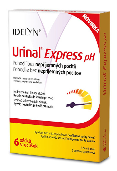Zobrazit detail výrobku Idelyn Urinal Express pH 6 sáčků Zobrazit detail výrobku Idelyn Urinal Express pH 6 sáčků