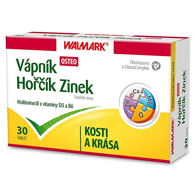 Walmark Vápník Hořčík Zinek OSTEO 30 tbl.