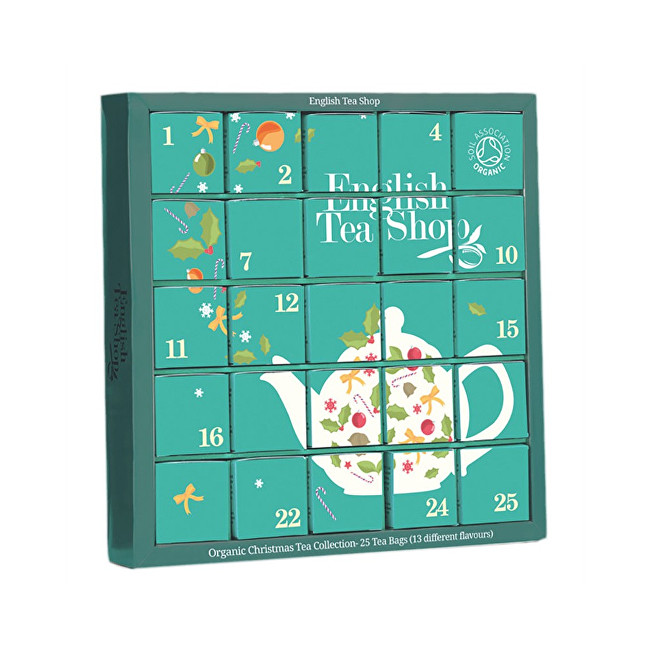 English Tea Shop Adventní kalendář modrý BIO 25 pyramidek