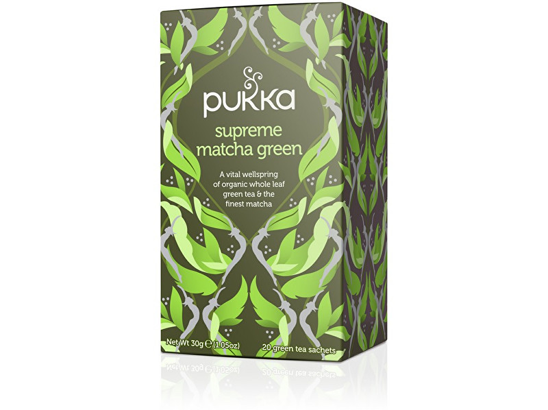 PUKKA Bio čaj Supreme matcha green Výběrová matcha 20x1,5g