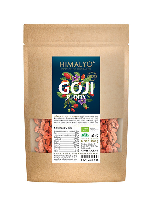 Himalyo BIO Goji (sušené plody kustovnice čínské) 100 g