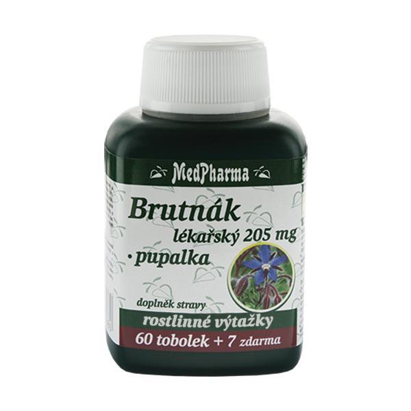 MedPharma Brutnák lékářský 205 mg + pupalka 60 tob. + 7 tob. ZDARMA