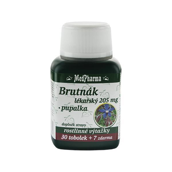 MedPharma Brutnák lékářský 205 mg + pupalka 30 tob. + 7 tob. ZDARMA