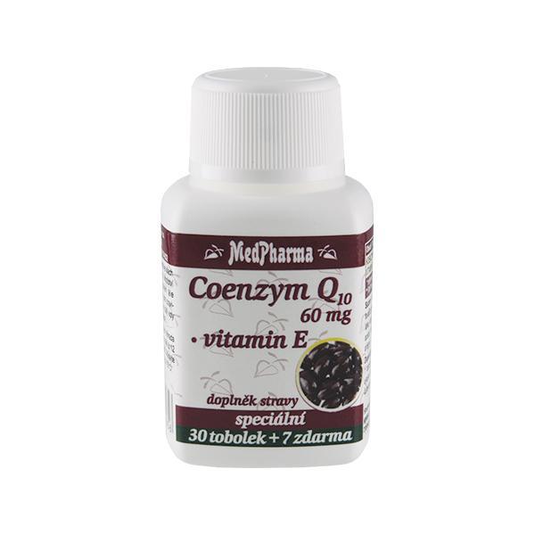 MedPharma Coenzym Q10 60 mg FORTE 30 tob. + 7 tob. ZDARMA
