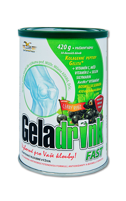 Orling Geladrink Fast nápoj černý rybíz 420 g