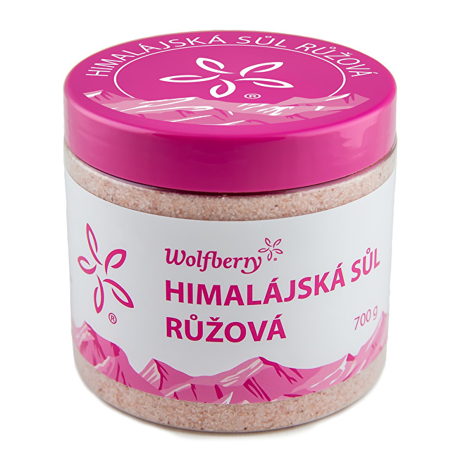 Zobrazit detail výrobku Wolfberry Himalájská sůl růžová 700 g Zobrazit detail výrobku Wolfberry Himalájská sůl růžová 700 g