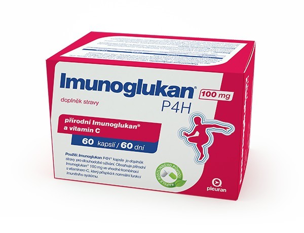 PLEURAN, s.r.o. Imunoglukan P4H® 100 mg 60 kapslí