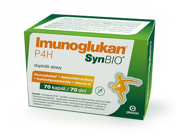 PLEURAN, s.r.o. Imunoglukan P4H® SynBIO 70 kapslí