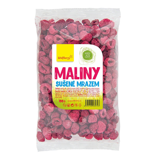 Zobrazit detail výrobku Wolfberry Maliny lyofilizované 20 g Zobrazit detail výrobku Wolfberry Maliny lyofilizované 20 g