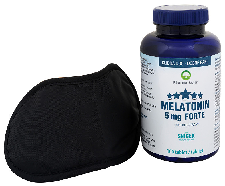 Pharma Activ Melatonin Mučenka Meduňka B6 30 tablet + škraboška zdarma