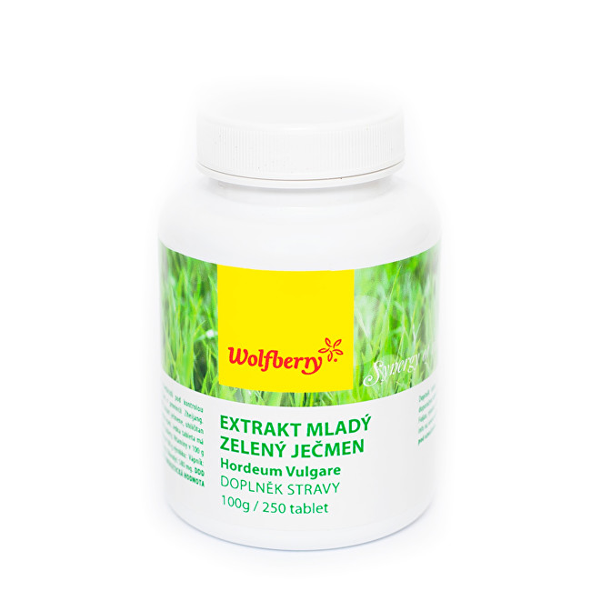 Wolfberry Mladý ječmen 250 tablet