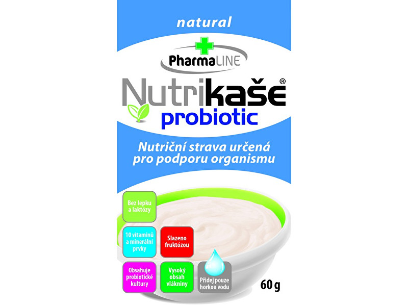 Zobrazit detail výrobku PharmaLINE Nutrikaše probiotic natural 60g Zobrazit detail výrobku PharmaLINE Nutrikaše probiotic natural 60g