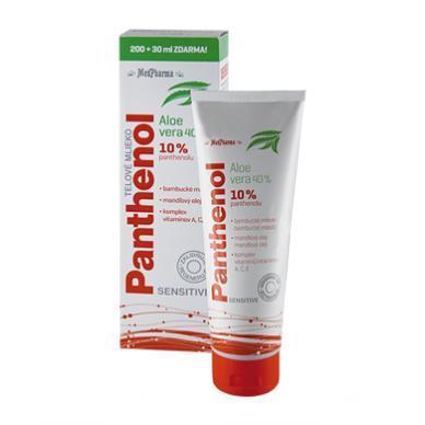 MedPharma Panthenol 10 % Sensitive tělové mléko s aloe vera 230 ml