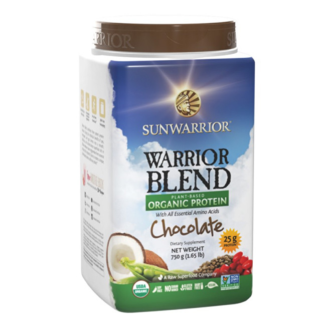 Sunwarrior Protein Blend BIO čokoládový 750 g