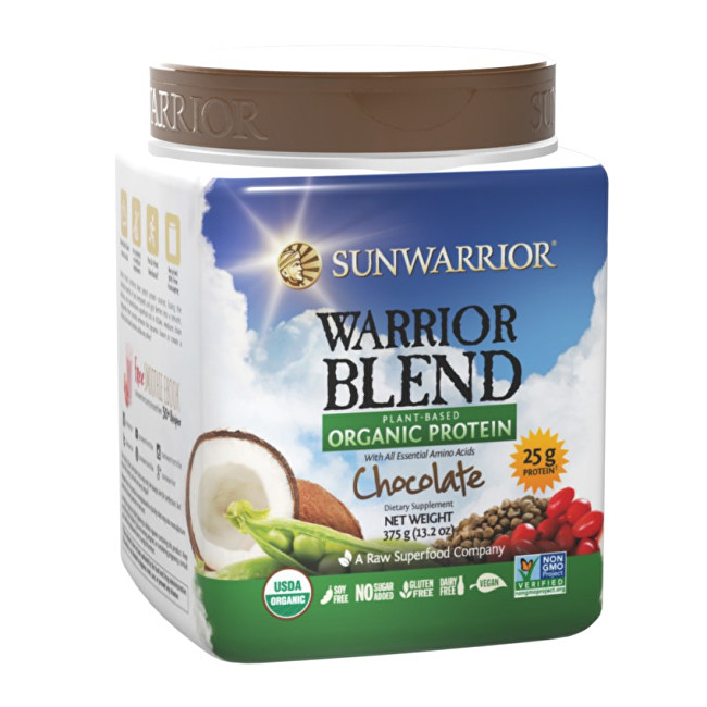 Sunwarrior Protein Blend BIO čokoládový 375 g