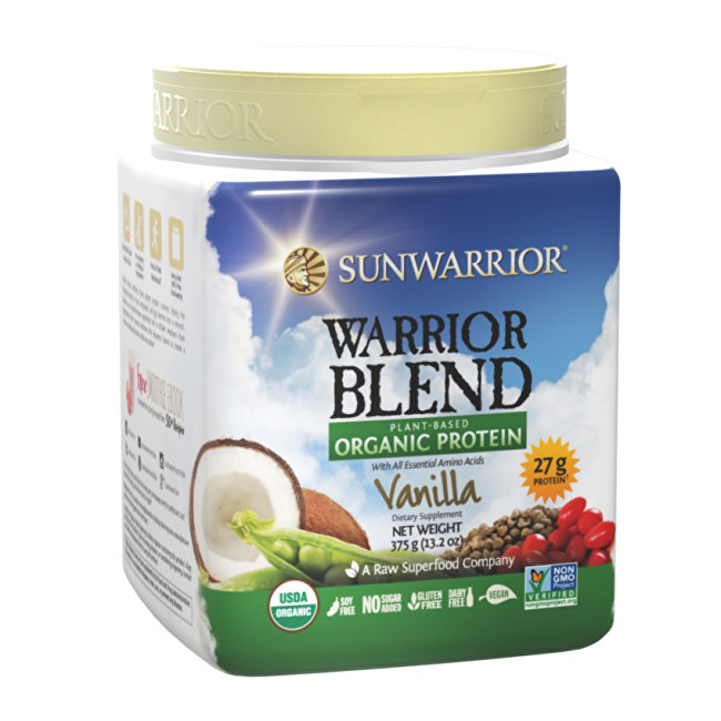 Sunwarrior Protein Blend BIO vanilkový 375 g