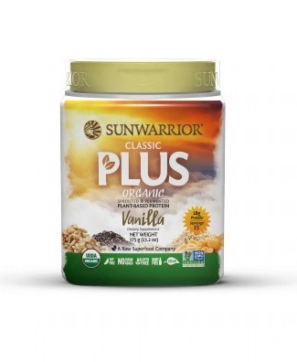 Sunwarrior Protein Plus BIO vanilkový 375 g