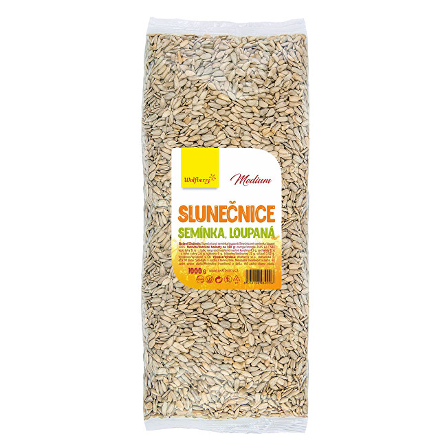 Wolfberry Slunečnice loupaná BIO 500 g