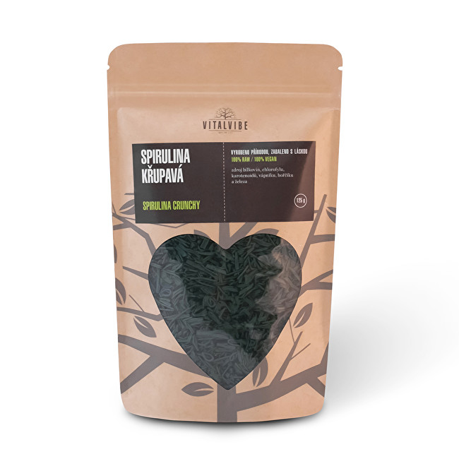 Zobrazit detail výrobku Vitalvibe Spirulina křupavá 125 g Zobrazit detail výrobku Vitalvibe Spirulina křupavá 125 g