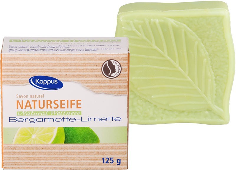 Zobrazit detail výrobku Kappus Toaletní mýdlo Natural Bergamot & Lime 125 g Zobrazit detail výrobku Kappus Toaletní mýdlo Natural Bergamot & Lime 125 g