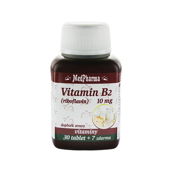 Zobrazit detail výrobku MedPharma Vitamín B2 (riboflavin) 10 mg 30 tbl. + 7 tbl. ZDARMA Zobrazit detail výrobku MedPharma Vitamín B2 (riboflavin) 10 mg 30 tbl. + 7 tbl. ZDARMA
