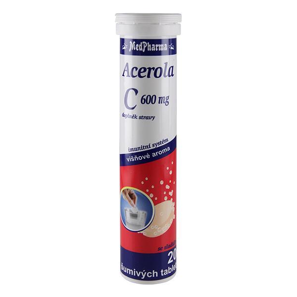 Zobrazit detail výrobku MedPharma Vitamin C 600 mg + Acerola 20 tablet Zobrazit detail výrobku MedPharma Vitamin C 600 mg + Acerola 20 tablet