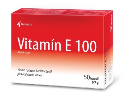 Noventis Vitamín E 100 50 kapslí